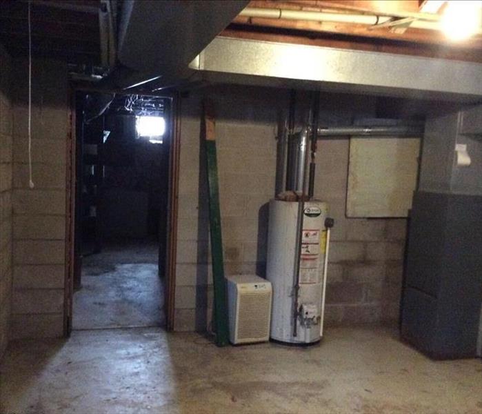 picture of clean basement with no water or mold